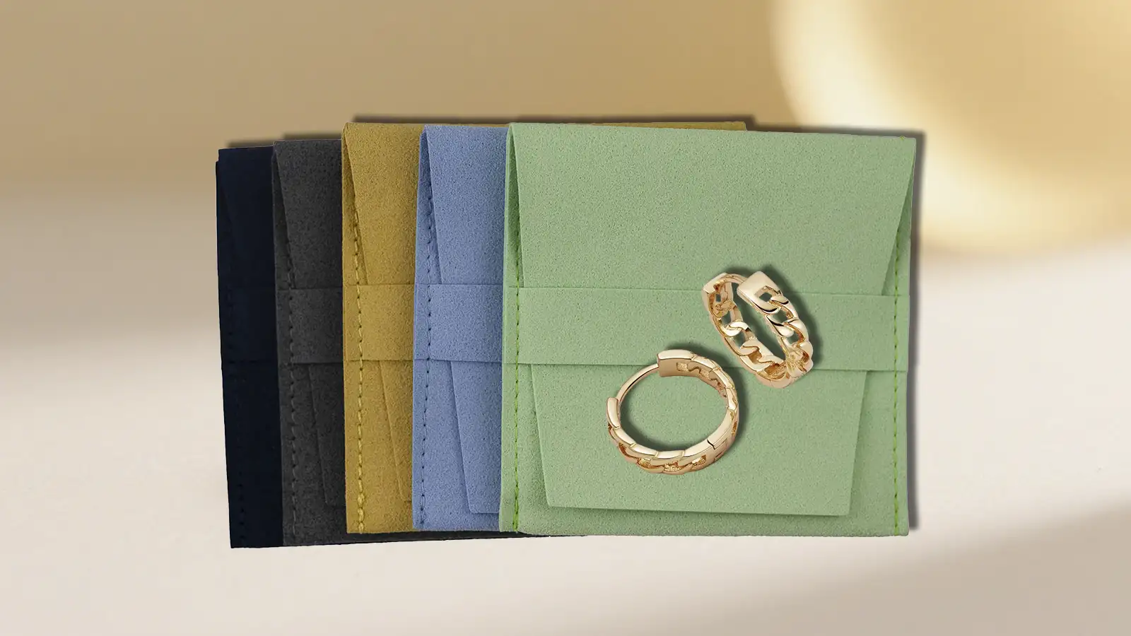 Leather Type Drawstring Bags