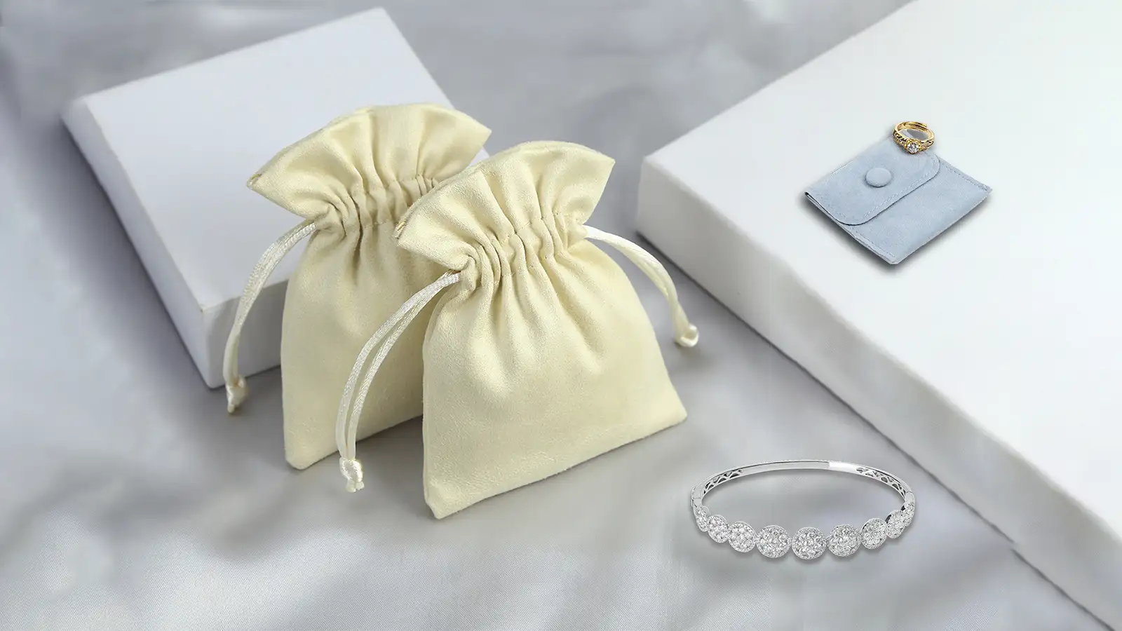 Velvet Type Drawstring Bags