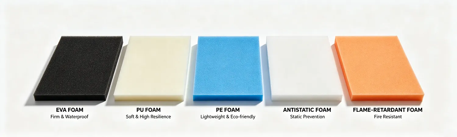 Material: EVA / PU / PE / Antistatic / Flame-retardant