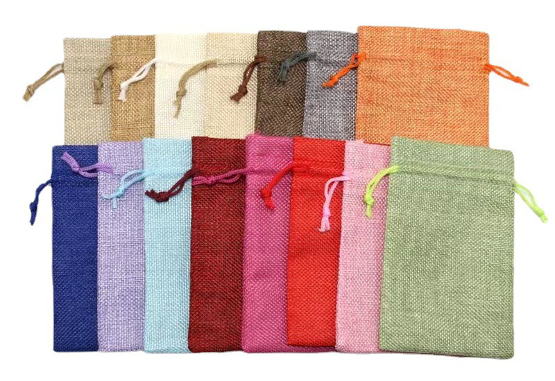 Customized spices and natural herbs Pouch Small Linen Bag
