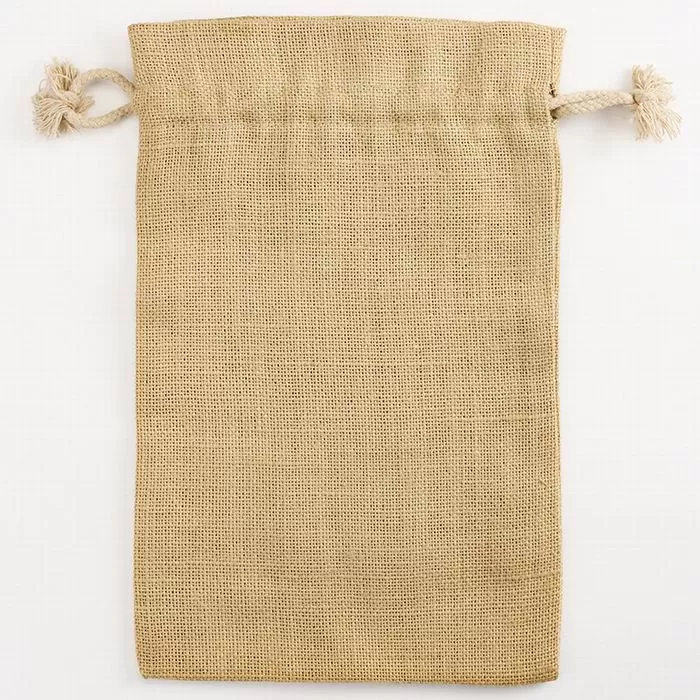 Eco-Friendly Linen Gift Bag with Jute Cord