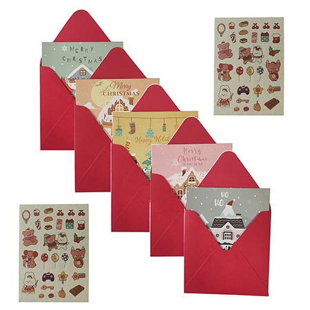 Complete Set of Customized Greeting Cards