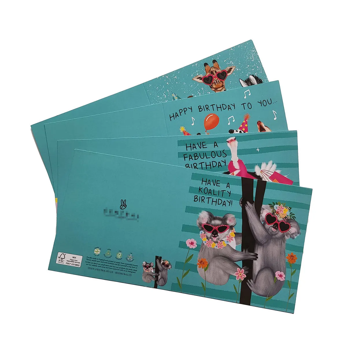 Custom Printing Brithday Gift Card Set KY-GC23042702-12