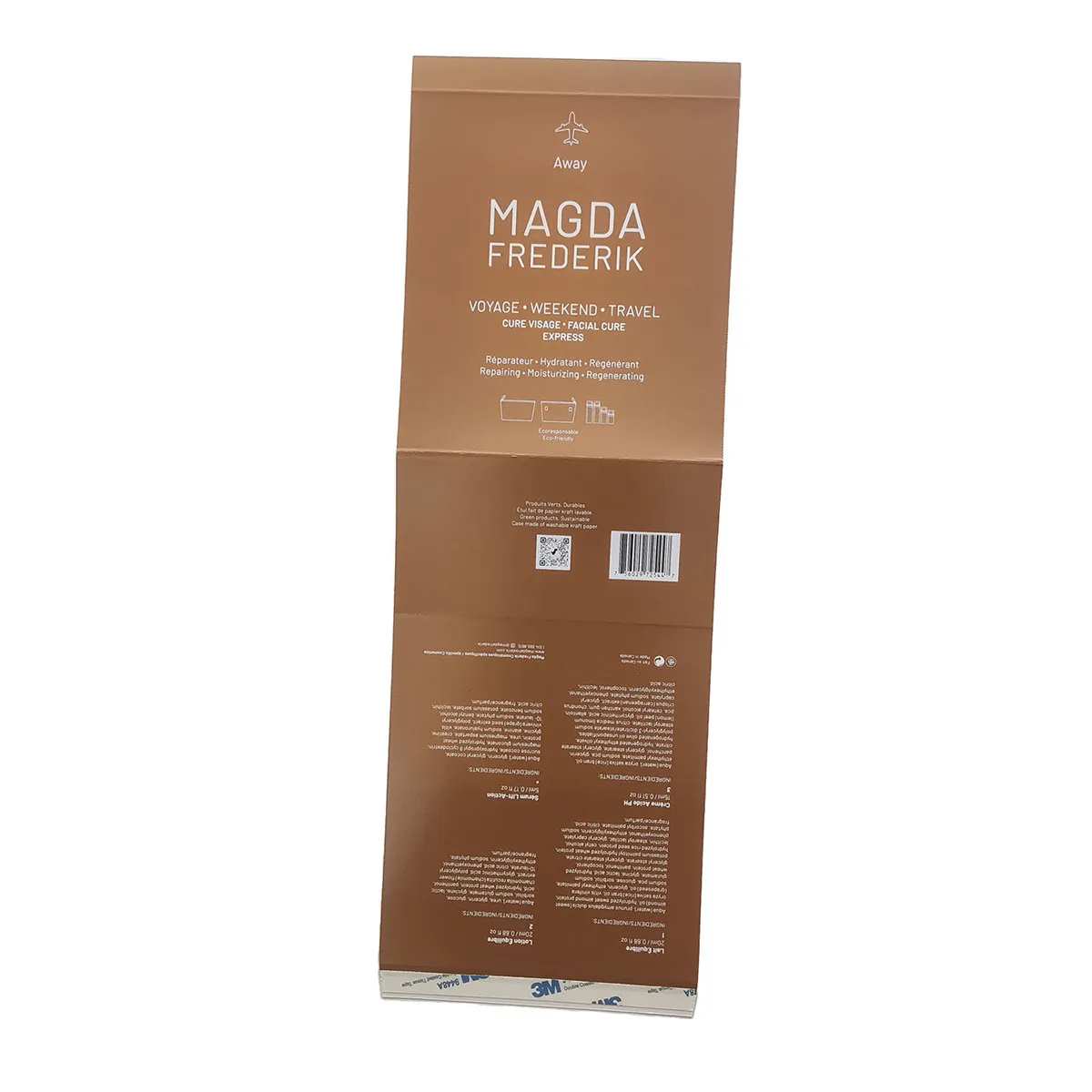 Foldable Cardboard Handbag Sleeve | 4-Fold Design with Self-Adhesive Tape | for Handbag & Tote Bag Packaging | Custom Print KY-GC25022702-3