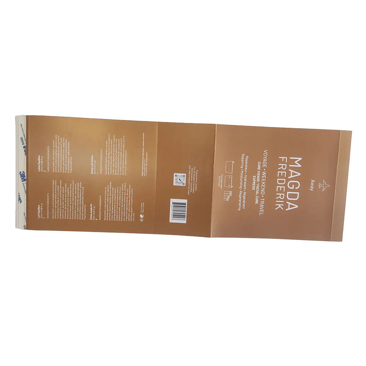 Foldable Cardboard Handbag Sleeve | 4-Fold Design with Self-Adhesive Tape | for Handbag & Tote Bag Packaging | Custom Print KY-GC25022702-6