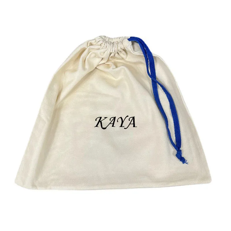 Hochwertiger Geschenkverpackungsbeutel aus Bio-Baumwolle mit Kordelzug KY-T1CB22102501-5