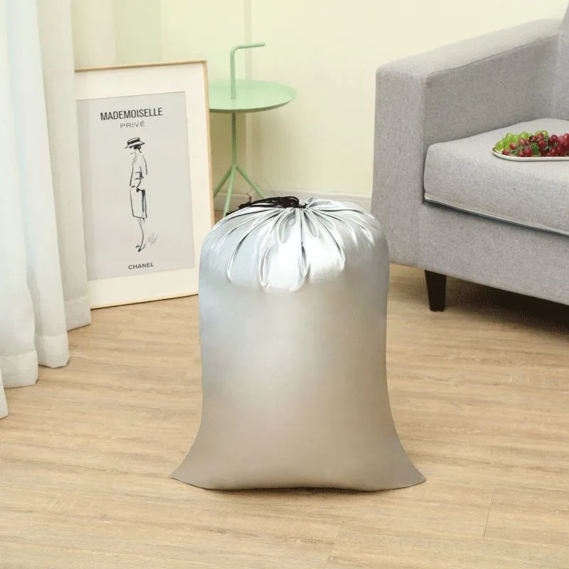 Sac en coton imperméable, grande capacité, sac de rangement avec poches pour usage domestique   KY-T1CB23082801-2
