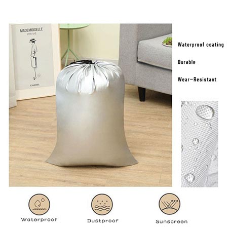Cotton Waterproof Bag, Large Capacity Bundle Pocket Storage Bag for Household Use