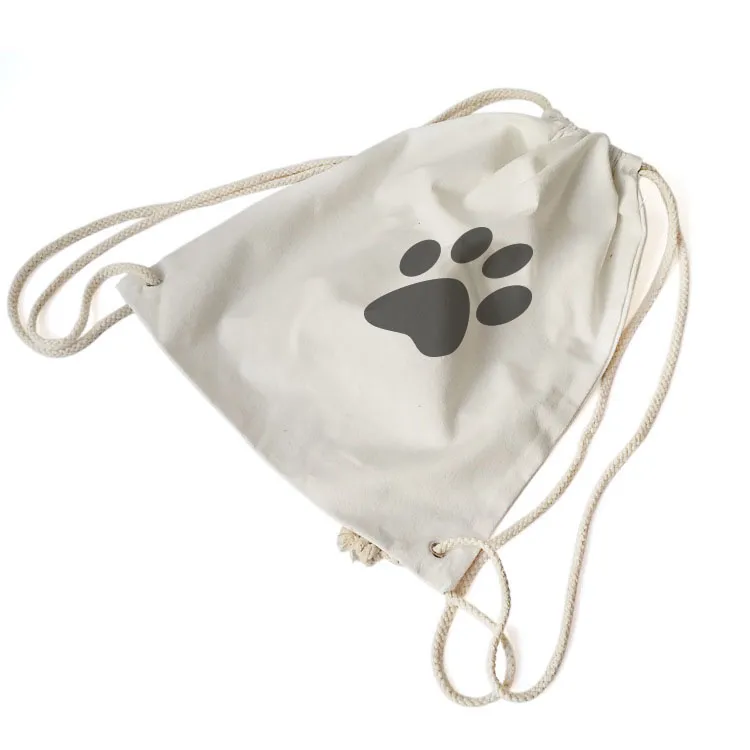 Cotton Drawstring Backpack | Eco-Friendly & Reusable | for Gym, School, Travel & Promotional Events | Custom Logo KY-DB221122C02-12