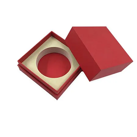Boîte cadeau de luxe personnalisée pour thé et bijoux avec insert en mousse  