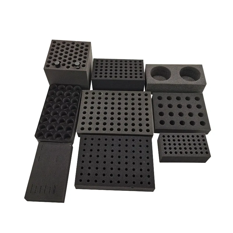 CNC-Cut EVA Foam Tray for Test Tubes & Vials – Custom Hole Layouts PF-26051803-6
