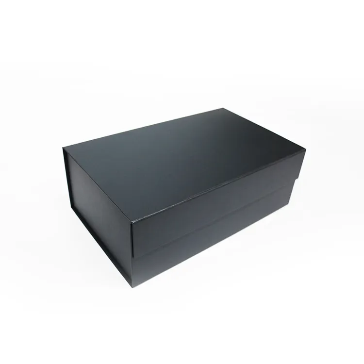 Foldable Magnetic Gift Box | Collapsible Rigid Paperboard Box for Jewelry | Custom Logo KY-PGB22071804-4