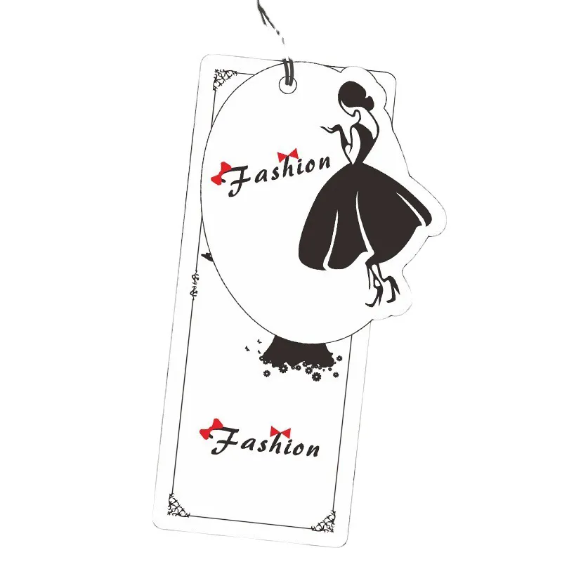 Kraft Paper Garment Hang Tags, Widely Used for Fashionable Accessories, Garment/Bags/Shoes