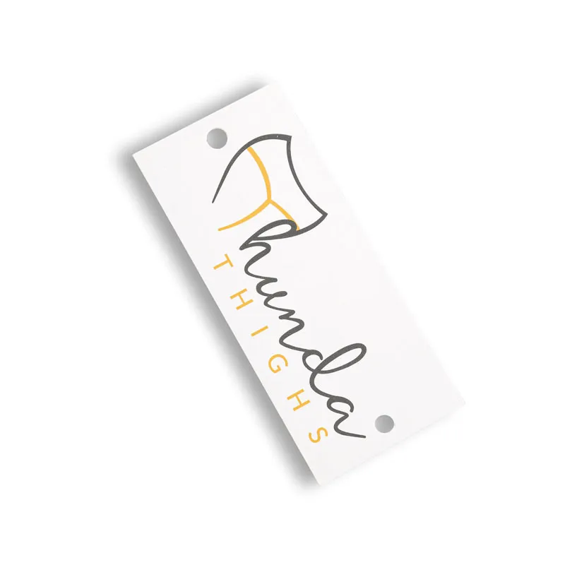 Kraft Paper Garment Hang Tags, Widely Used for Fashionable Accessories, Garment/Bags/Shoes KY-TG25072302-2