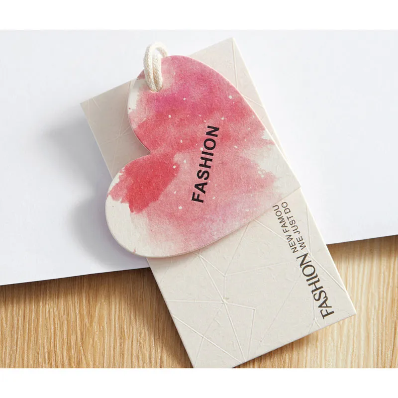 Kraft Paper Garment Hang Tags, Widely Used for Fashionable Accessories, Garment/Bags/Shoes KY-TG25072302-6