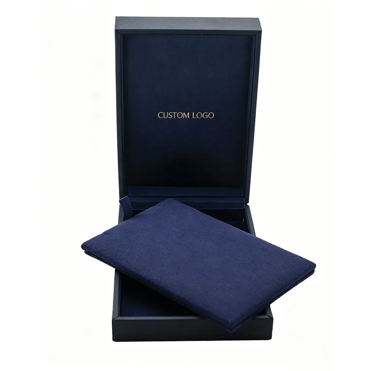 Leatherette Jewelry Gift Box with Velvet Lining – Custom Logo & Rigid Magnetic Closure JBX26060201-6