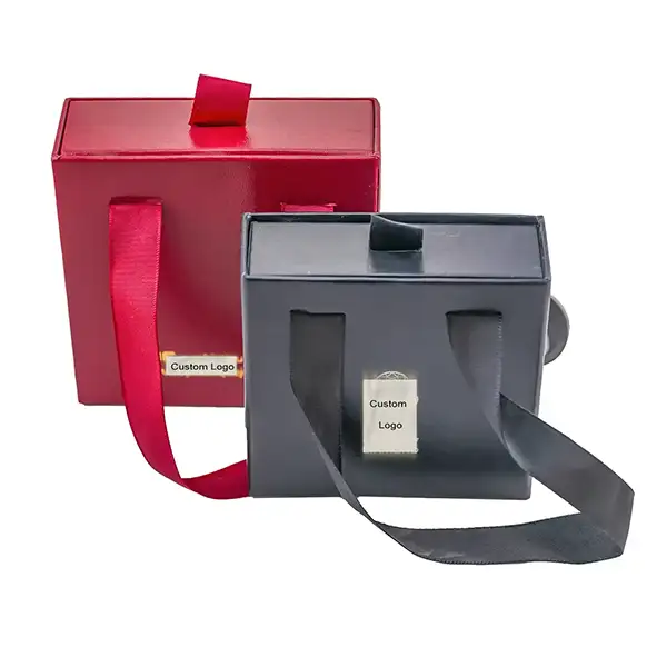 Minimalist Drawer-Style Jewelry Box with Ribbon Handles