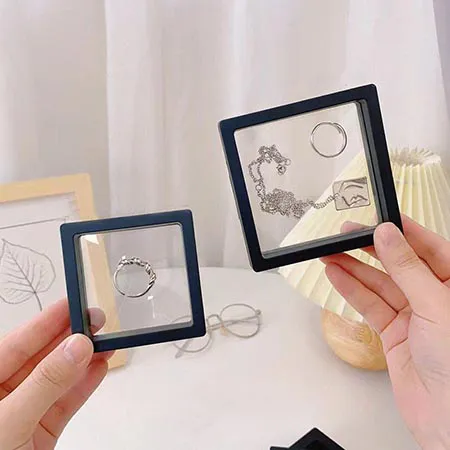 Schmuckbox / Ringbox / Halskettenbox / Transparente Geschenkverpackung