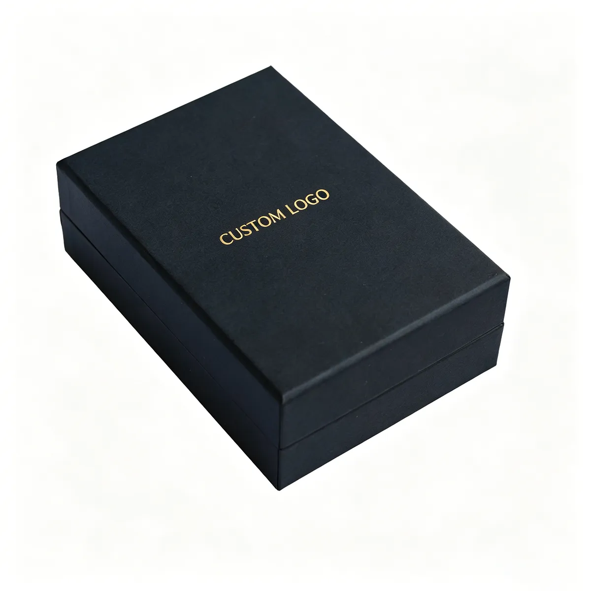 Rigid Lid & Base Gift Box – Matte Black with Gold Foil Logo – Multi‑Purpose PBX26060202-2