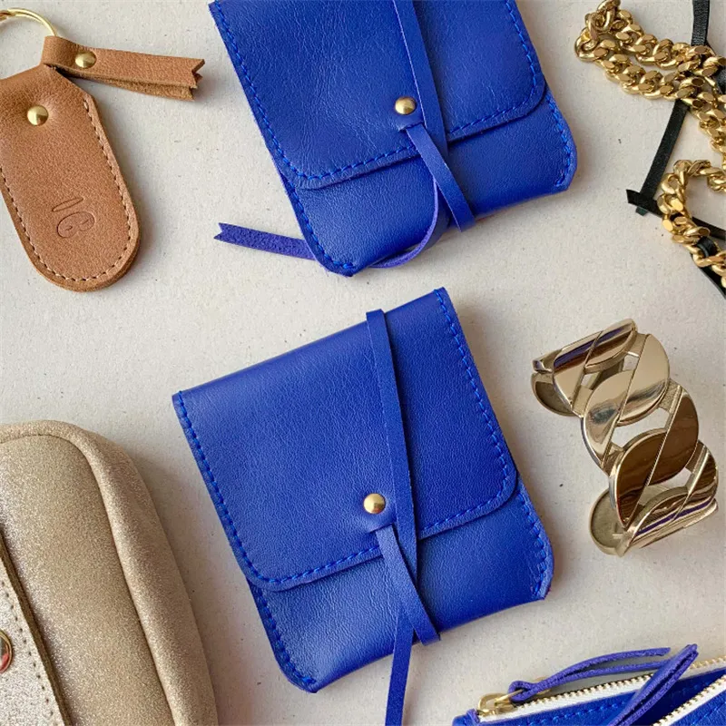 High Quality Reusable PU Leather Jewelry Packaging Bags Drawsrting Pouch KY-LTB22111111-2