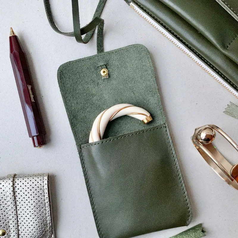 High Quality Reusable PU Leather Jewelry Packaging Bags Drawsrting Pouch KY-LTB22111111-3