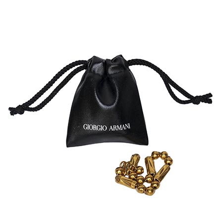 Custom Logo Black Real Leather Jewelry Packaging Bags Pouch