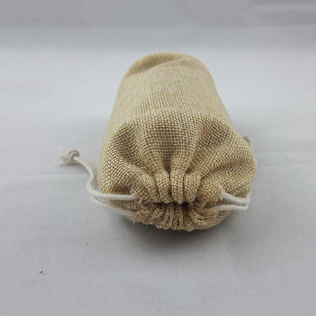 Best Price Eco-Friendly Linen Gift Bag with Jute Cord