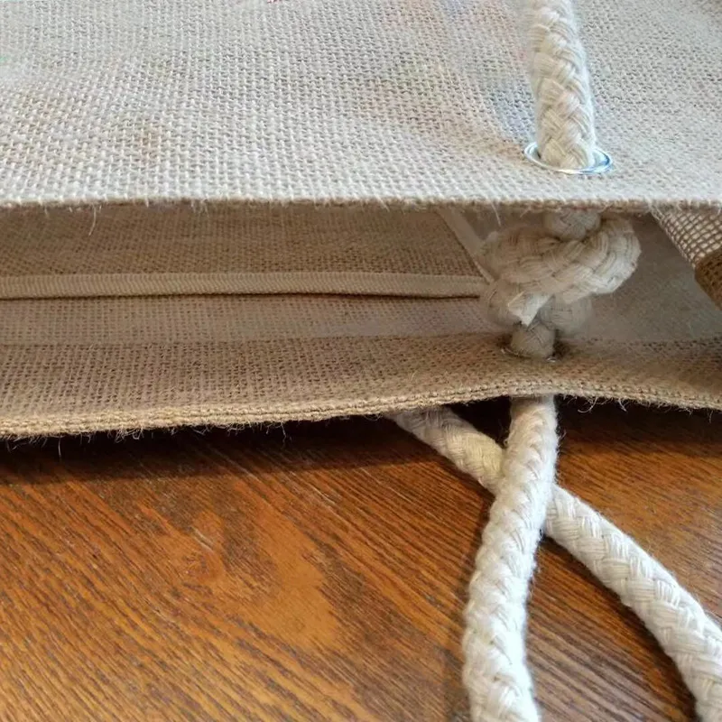 Linen Like Fabric Pouch Bag, Promotion Bag KY-LB22082604-4