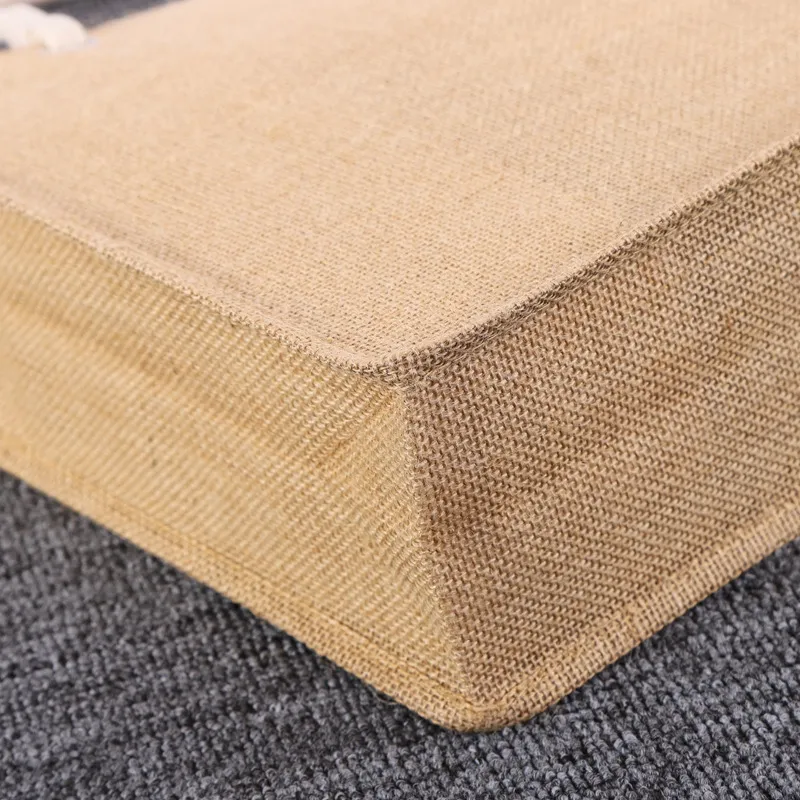 Linen Like Fabric Pouch Bag, Promotion Bag KY-LB22082604-5