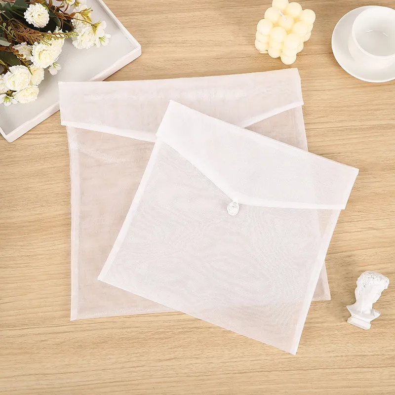 Organza Bag with Velcro Closure | Envelope Style for Manuals & Accessories | Custom Logo KY-T1OB22101701-22