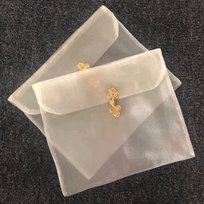 Organza Bag with Velcro Closure | Envelope Style for Manuals & Accessories | Custom Logo KY-T1OB22101701-23