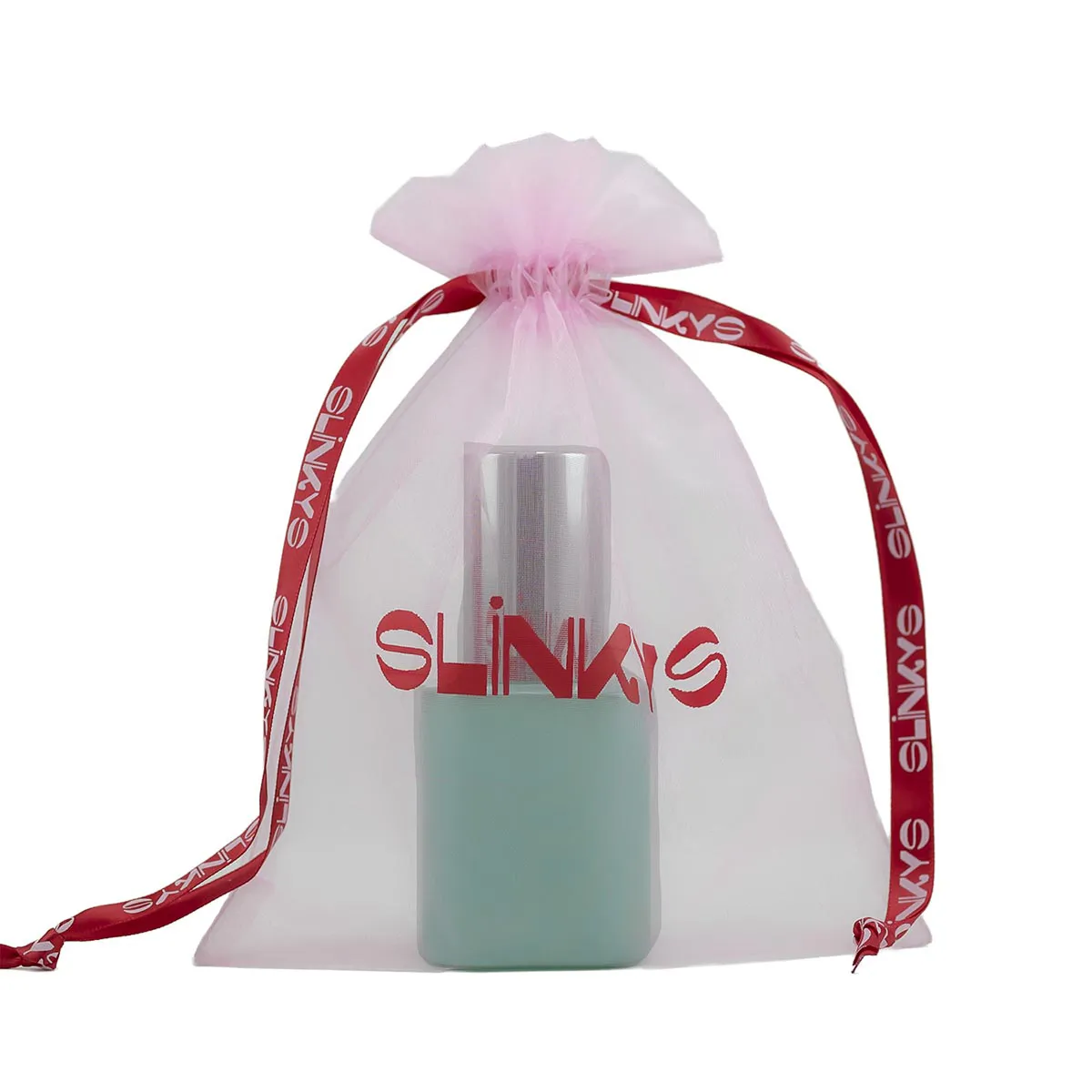 Organza Gift Grocery Drawstring Pouch Custom Logo Red/Pink Organza Bag KY-T1OB24030402-13