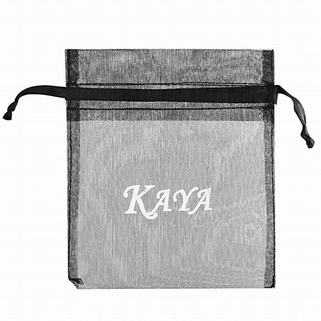 Organza Gift Grocery Drawstring Pouch Custom Logo Organza Bag