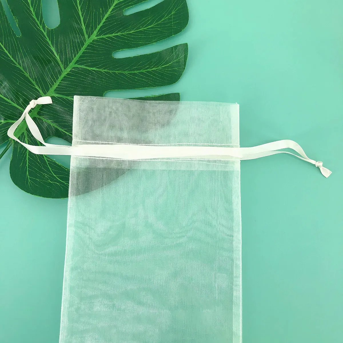 Sacs d'emballage organza pour cosmétiques, parfums, vin rouge, rouge à lèvres ou bijoux   KY_OB22080703-22