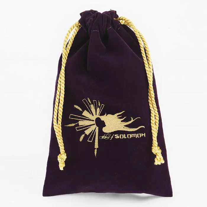 Jewelry Packing Velvet bag Drawstring Bags Pouches KY-VB22072603-23
