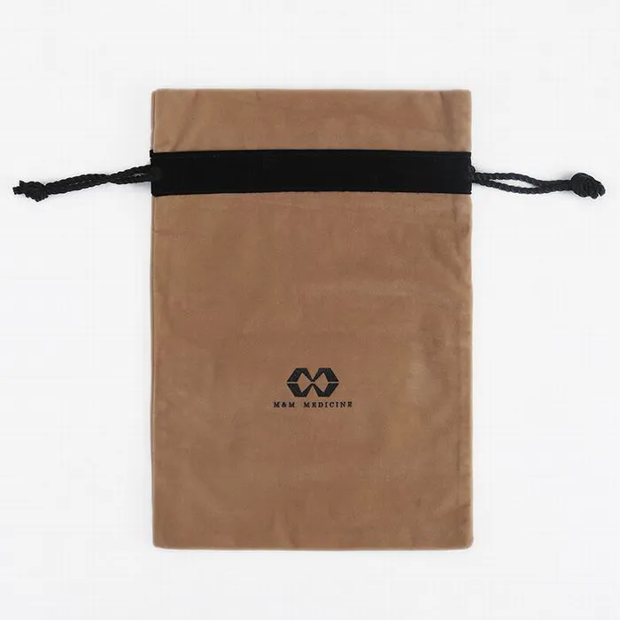 Velvet Drawstring Gift Bag | Double-Pull Lace Edge | Royal Blue & Multi-Color | Custom Logo