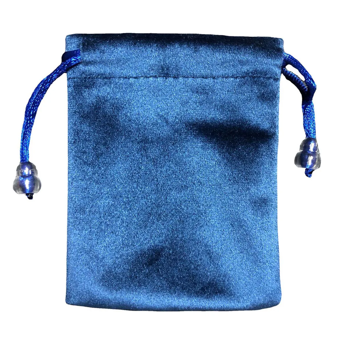 Korean Suede Drawstring Gift Bag | Double-Pull Lace Edge | Royal Blue & Multi-Color | Custom Logo KY-VB220908F12-22