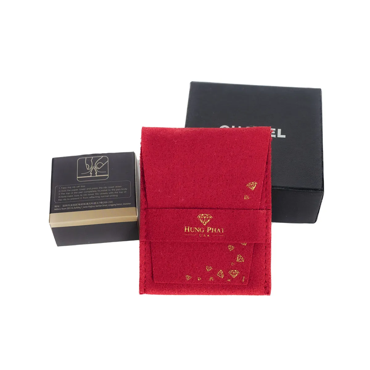 Small Velvet Envelope Jewelry Gift Bags Pouches KY-VB24072201-22